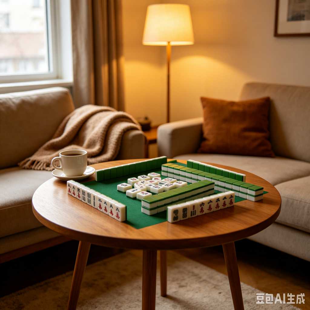 mahjong table mat