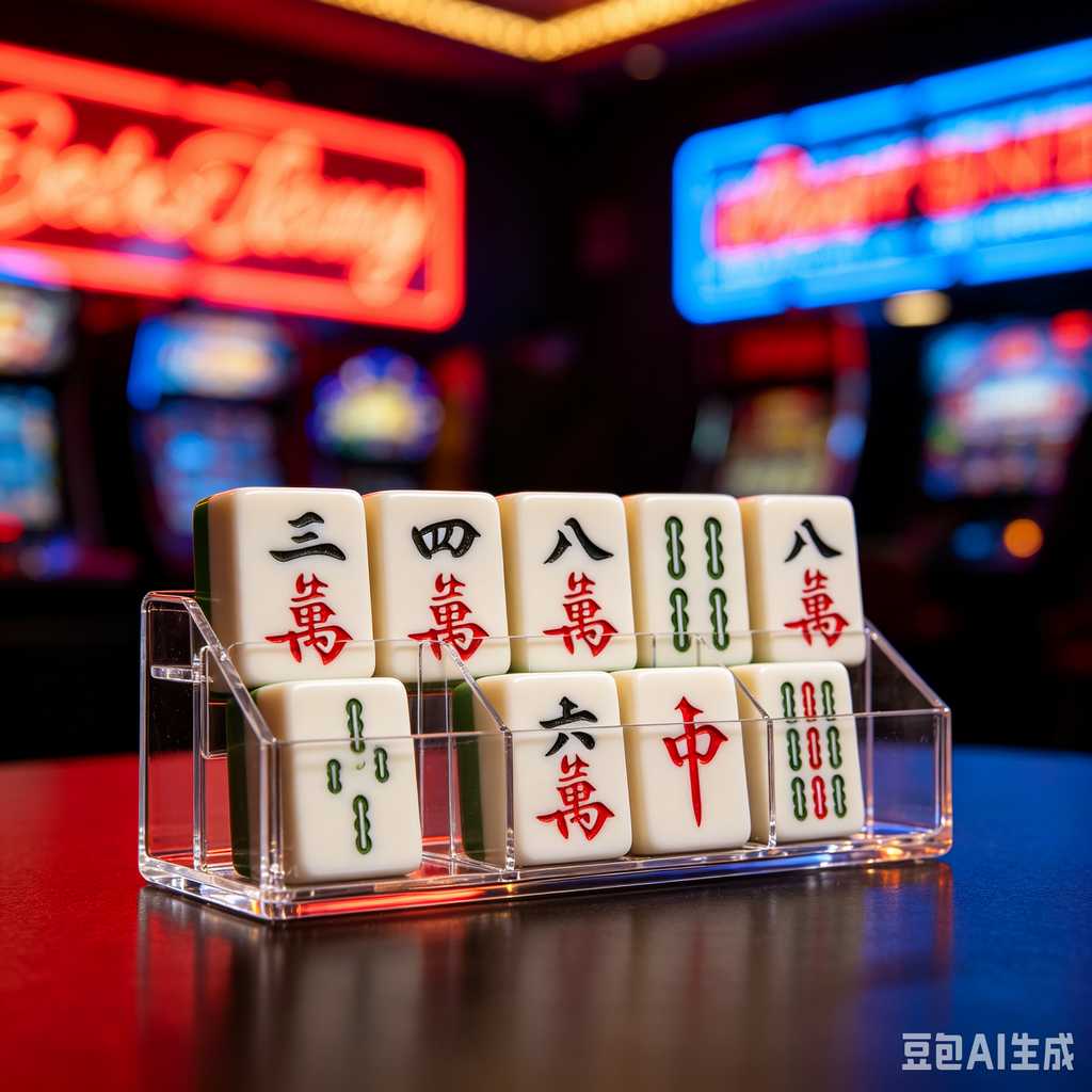 minimal text mahjong set